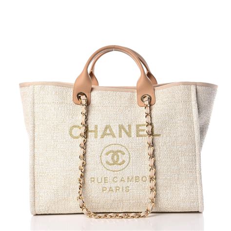 chanel canvas tote uk|Chanel canvas tote shopping bag.